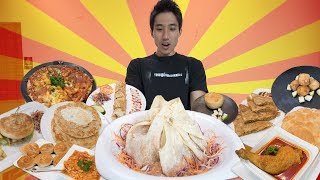 Indian Food Mukbang AYCE Prata Buffet in Singapore [upl. by Lavella]