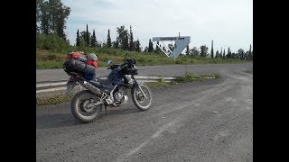 Mototrip Siberia 2017 Из Абакана на Телецкое озеро через тайгу Kawasaki KLE 250 Anhelo [upl. by Airt]