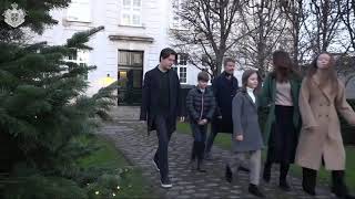 The Danish Crown Prince Family wishes everyone a merry christmas [upl. by Erde]