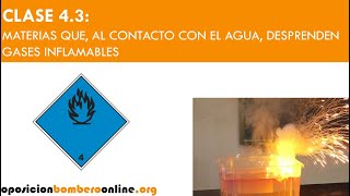 4 3 MATERIAS QUE AL CONTACTO CON EL AGUA DESPRENDEN GASES INFLAMABLES [upl. by Seamus895]