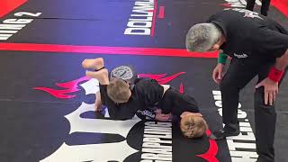 BJJ NoGi Children Kids  31082024  Armbar  ALEC vs LIAN  NAGA Amsterdam Grappling Championship [upl. by Gnues]