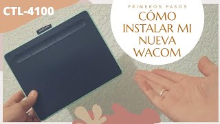 Configuración  Instalación Wacom CTL4100  Primeros pasos [upl. by Lissi893]