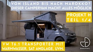 Der ideale Campervan für jedes Reiseziel VW T61 Transporter  Projekt H Teil 14 [upl. by Phelps]