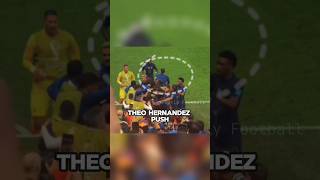 When Theo Hernandez Pushed Upamecano [upl. by Hansiain629]