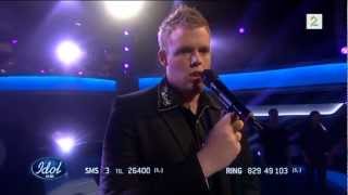 Steffen Jakobsen  First we take Manhattan  Norwegian Idol 2013 [upl. by Attenreb]