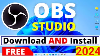 How To Download And Install OBS Studio 2611 On Windows 2024  Obs Studio Download Kaise kare [upl. by Boote496]