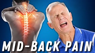 Thoracic MidBack Pain or Disc Absolute Best SelfTreatment  McKenzie Method [upl. by Huberman]