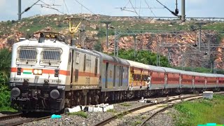 Beautiful Train At Beautiful Location Vikramshila Express With CNB WAP 7 [upl. by Soane]