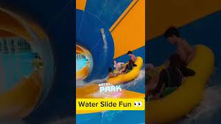 Water Slide Fun  waterparkrides waterslide waterparkthrills slide Water Park Fun [upl. by Enohpesrep]