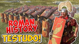 Epic Testudo Formation Roman Legionary Reenactment in Xanten Germany  Historical Event Highlights [upl. by Ahseral]