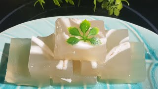 ডাবের পুডিং  Coconut jelly Recipe  Daber panir pudding [upl. by Nomaj]