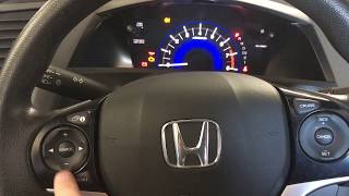 Reset Service Honda Civic 20122015 [upl. by Novyat960]