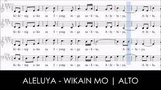 Aleluya Wikain Mo  Alto [upl. by Elle]