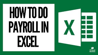 How to do Payroll in Excel [upl. by Aynuat731]