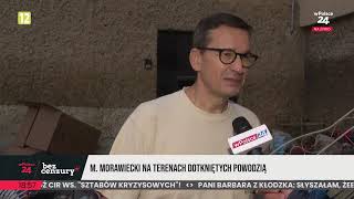 Mateusz Morawiecki pomaga mieszkańcom terenów dotkniętych przez powódź [upl. by Margi]