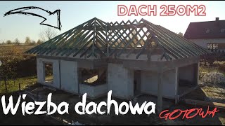 Więźba dachowa  startujemy z konstrukcją dachu [upl. by Weidar334]