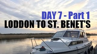 Norfolk Broads  Brinks Belmore  Day 7 Part 1 [upl. by Suirada]