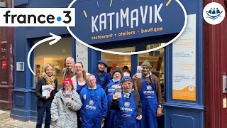 France 3  Reportage sur Katimavik le restaurant solidaire de LArche à Lyon [upl. by Oinota]