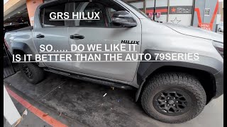 2024 GR Sport Toyota Hilux Do we think its better than our 4cylinder Auto 79series few comparisons [upl. by Connell]