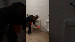 Restroom Cleaning Process  Sodexo FWCS Microfiber Program [upl. by Teria]