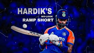 HARDIKS no look ramp short  ind vs ban T20i 2024 match highlights  hardik batting [upl. by Hillhouse]