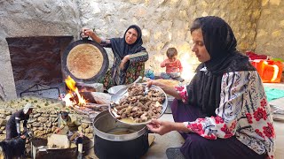 IRAN Nomadic life  a good breakfast in nomadic life  Nomadic lifestyle of Iran [upl. by Atsira386]