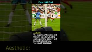 Marco van Bastens Legendary Goal  Euro 1988 Final [upl. by Olemrac]