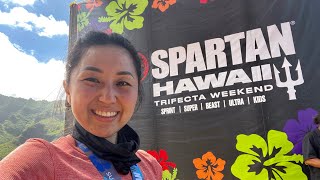 Surviving the Spartan Super 10K w 25 obstacles HAWAII TRIFECTA WEEKEND [upl. by Basilius]