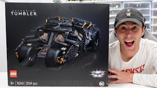 LEGO Batman Tumbler 76240  2021 Unboxing [upl. by Serene]