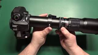 Bower 500mm F8 How to Setup and Use [upl. by Aldwon703]