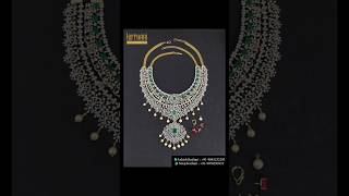 South Indian Double Detachable Multiway Use Diamond Necklace  KothariJewelryUSA [upl. by Osanna]