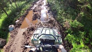 Long video of driving a 6x6 CanAm in challenging terrain [upl. by Marthena17]