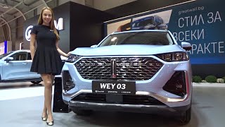 2024 GWM Wey 03 AWD Plugin Hybrid SUV  Interior Exterior Details  Sofia Motor Show [upl. by Iggy]