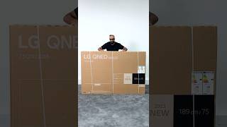 75 inch LG QNED MiniLED 86 TV ASMR Unboxing 2023 [upl. by Stoat]