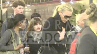 Charlize Theron arrives at Gare du Nord in Paris [upl. by Niltiac]