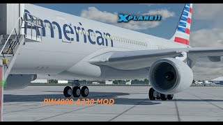 XPlane Jar A330 PW4000 Engine Mod New KDTW Freeware Live [upl. by Eednas]