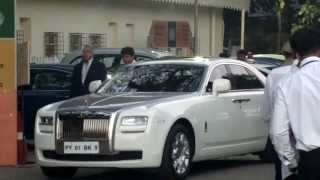 Vijay Mallya getting into his Rolls [upl. by Vivianna656]