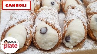 ITALIAN CANNOLI RECIPE  How to Make Sicilian Cannoli Shells and Cream [upl. by Reivad336]