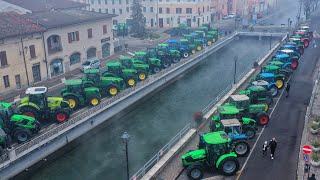 1° Sagra di S Antonio ISORELLA BS  Sfilata e benedizione Mezzi Agricoli [upl. by Esilrac]