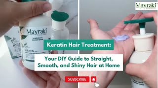 Keratin Hair Treatment Your DIY Guide to Straight Smooth and Shiny Hair at Home hair haircare [upl. by Markiv]