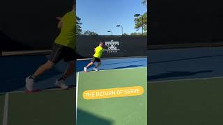 The return of serve technique The backhand return [upl. by Anirazc]