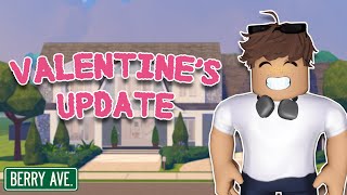 BERRY AVENUE VALENTINES UPDATE 💕 Update 28  Roblox Berry Avenue [upl. by Linus]