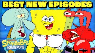 Best of NEW SpongeBob Episodes Part 4  3 Hour Compilation  SpongeBob [upl. by Josephina]