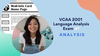 Analyse VCAA 2001 Language Analysis Exam with me  Part 1  Analysing Argument  Lisa Tran [upl. by Jodoin978]