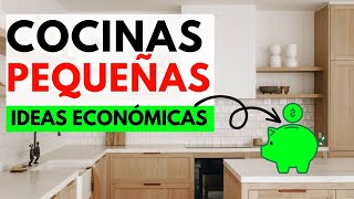 🤑 IDEAS PARA COCINAS PEQUEÑAS Y ECONÓMICAS Modernas Bonitas DECORACIÓN [upl. by Anitniuq650]