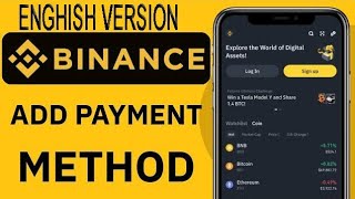 How to add payment method to Binance app English version [upl. by Safire180]