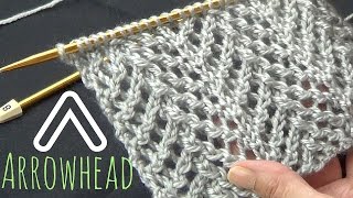 Arrowhead Lace Stitch [upl. by Bassett]