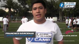 Atletas de Fútbol Americano  ¡Sigue Entrenando  Juvenil OffSeason CAMP [upl. by Ystap88]