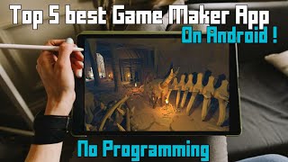 Top 5 best game maker app for android [upl. by Hsemar]