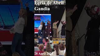 Feria abril de Gandia  April Fair of Gandia short gandia [upl. by Thora317]